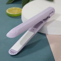 usb 고데기 스트레이트펌 겸용 작은 클립보드 무선 고데기, 퍼플