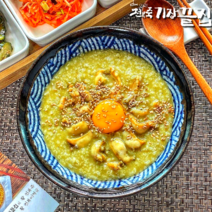 기장끝집 전복내장 오직전복죽 밀키트 3팩, .