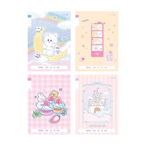 아이비스 초등 1~2 여아용 노트 10종 세트 11607, 1-2 무제(17줄), 1세트(10권)