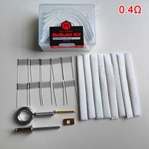 1Set DIY Tool Rebuild Kit Mesh Coil Resistance Wire 0.6ohm 0.13ohm For RPM 2 Heater Core, [13] As Pictures Shown