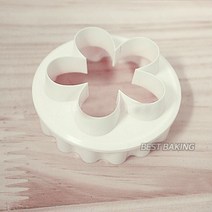 fmm양면 컵케이크커터(5잎꽃/주름)cup cake tters