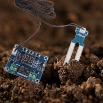 12V 토양 습도 센서 컨트롤러 관개 시스템 자동 급수 모듈, 한개옵션0