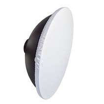 Bestshoot 2팩 22 인치 / 55 cm 뷰티 디쉬 디퓨저 양말 투명 소프트 화이트 스크린 커버 플래시 스피드라이트 스트로브 라이트 모노라이트 반사판 초상화 패션 포토그래피