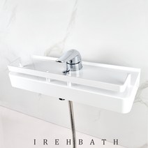 선반형 샤워수전 세트 부속품 샤워수전 샤워기 화장실 욕조 욕실수전 화이트, 화이트 선반형 샤워수전