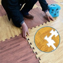 [이거찜] 국내 EVA 우드 퍼즐 조립매트(31cmX31cm 16장 1세트) 층간소음 없이 이웃과 행복하게 지내, 우드매트 아이보리(31cmX31cm 16개)