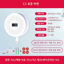 가스누출경보기 LNG LPG 누설 일산화탄소 경보 감지기, A