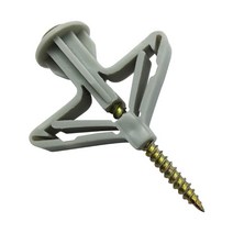 50 PCS 건식 벽체 리브 베드 앵커 구색 키트 나비 확장 앵커 볼트, 50*30mm, 밝은 회색, 50개