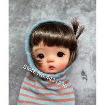 Bjd 구체관절 인형 1/6 스케일 곰 선물로 보내기, with one face up, normal color
