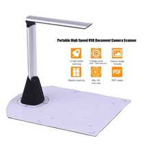책스캔 북스캔 BK34 USB 2.0 책 문서 1s 고속 스캐너 A4 크기 2592*1944 5MP HD 그림 카메라 지원 LED 조명, 한개옵션0