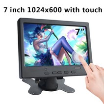 소형 휴대용 포터블 모니터 7 인치 터치 HDMI VGA pc 미니 lcd 초소형모니터, 협력사, 1024x600터치 포함