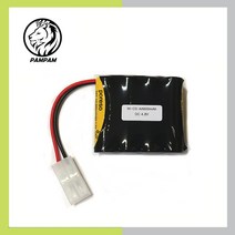 PORESO 4.8V AA 600mAh KEP-2P 니카드 Ni-CD RC 배터리