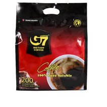 G7 퓨어 블랙 커피 수출용, 2g, 1팩