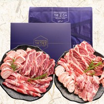 [설선물용] 이베리코 베요타 흑돼지 선물 세트 목살 갈비살 치마살 눈꽃살 구이용 스페인산 돼지고기 스테이크 세트, 2_1. 이베리코 세트 1kg (가정용)