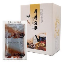 산야초건강원 우슬닭발즙 부모님선물 국내산 진한 녹각 닭발우슬진액 100ml 60포, 100ml60포