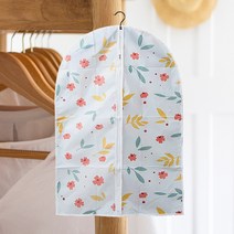 리빙맘 옷걸이 세탁소 의류 옷 커버 비닐 코트 보관