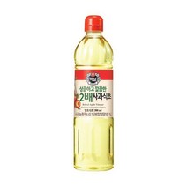 예이니식품 CJ 백설 2배사과식초 5개(500mlx5개) 양조현미레몬, 5개, 500ml