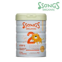 쏭스 오가닉 베이비 골든라벨 2단계 1캔, 750g