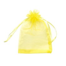 비슈몰유통 과일 열매 보호 메쉬 망 가방 주머니 옐로우 20CM 30CM 10개