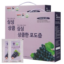 싱싱 상큼한 포도즙 100ml 50포 2개