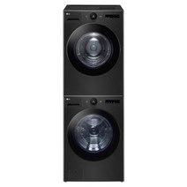 [하이마트] LG 오브제 컬렉션 드럼 세탁기(25kg)+건조기(20kg) 세트 FX25KSQ-2KQ (스태킹키트포함 블랙)