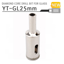 다이아몬드 코아드릴 비트 GL 25mm 유리 타일 홀쏘