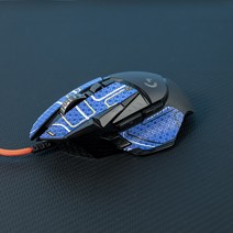 Topsky 마우스 스티커 Btl 땀 흡수 스티커 Logitech G502 영웅 Se 펑크 마우스 미끄럼 방지 스티커 유선 무선, 펑크 블루, 하나