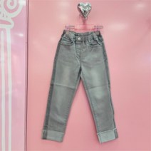 로엠걸즈 NC02 일자 핏 스판 롤업 청바지 RGTJ2281C