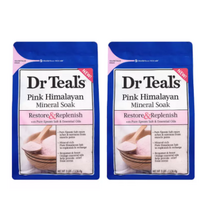 닥터틸즈 핑크 히말라얀 미네랄 소크 위드 퓨어 엡섬 바디솔트, 1.36kg, 2개