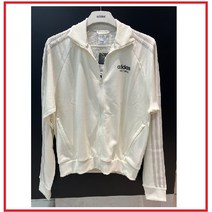 아디다스 남여공용 화이트 져지 흰자켓 IC2412