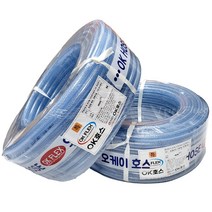 편사호스 6mm ~ 50mm X 45M / 90M / 펌프 동력 물 수도 고압 청소용