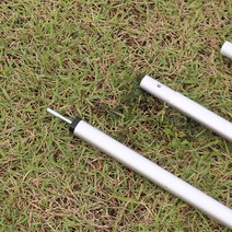 캠프빌리지 알류미늄 실버 타프폴대 28파이 3개세트 듀랄루민, 3P 세트