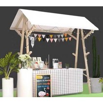 조립식 플리마켓 매대 가판대 진열대 야시장 노점, 1개, 접이식 120x60x200