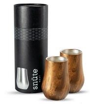 [SNUTE] 스누트 더블월 스텐레스 위스키 글래스 2P세트, 올리브그린, 2개