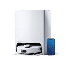 ECOVACS DEEBOT T10 OMNI 로봇 진공 및 대걸레 콤보 자동 자체 비우기 청소 고온 공기 건조 5000Pa 흡수 초정밀 매핑 장애물 회피가 있는 OZMO T