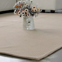 [리앤데코] 코튼 모달 퓨어와플 러그 100x150cm