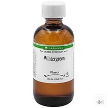 LorAnn Oils Wintergreen Super Strength Flavor 로앤 오일 윈터그린 쿠킹 시럽 4oz(118.3ml) 3팩