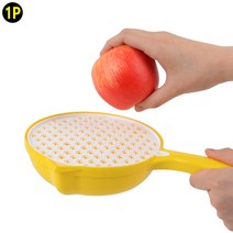 동그란 강판 주방 플라스틱강판 과일 채소 무 강판 / 색상랜덤, 1개