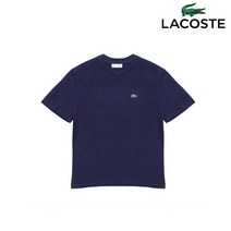 [라코스테] LACOSTE 여성 크루 넥 프리미엄 코튼 티셔츠_TF5441NVB
