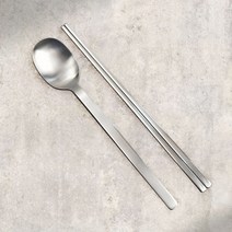 윌리브 304스텐 드고아 수저세트, 실버, 숟가락 5P + 젓가락 5P