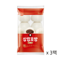 삼립 호빵 팥 호빵 90g 24입 대용량, 3봉지-24개, 3개