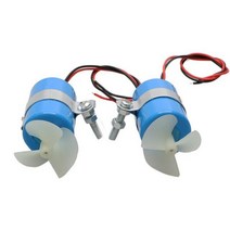 RC 제트 보트 수중 모터 스러스터 7.4V 16800RPM CW CCW 3 블레이드 프로펠러 fr DIY 마이크로 ROV 로봇 미끼 잠수함 부품, 1pair