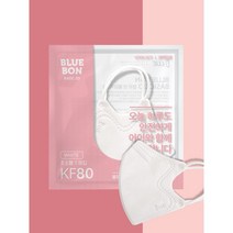 KF80 블루본 베이직 새부리형 초소형 마스크 110매