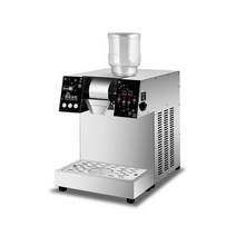 얼음 전기 빙수기 상업용 눈송이 제빙기 1200W 크러셔 한국 Bingsu 200Kg/24h 스노우 메이커 얼음 기계, 01 110V_05 KR_01 Water Cooling, 01 WHITE