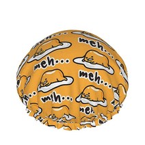 남성용 샤워 캡 해상 고래 물고기 휠 앵커 헤어 보닛 이중 레이어 방수 재사용 가능한 목욕 모든 길이 KZEMATLI, one size, Gold487