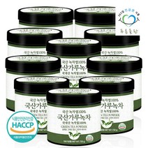 [푸른들판] 국내산 녹차 가루 분말 100프로 150g 10통, 단일속성