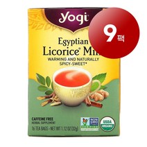 리암마켓 Yogi Tea 이집트 감초 민트 무카페인 16티백 32g 3팩, 9팩
