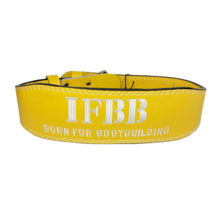 ifbb프로 벨트 웨이트 트레이닝 고급소가죽 멀티 컬러 헬스허리보호대가죽리프팅벨트벨트 폭11cm, 푸른, L(92cm-105cm)