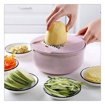 야채 절단기 업소용 고추 WALFOS 다기능 슬라이서 감자 필러 당근 양파 강판 스트레이너 커터 8 in 1 주방 액세서리, [02] Pi