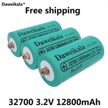 리튬 인산철 뱅크 셀 3 2V 100% 원래 32700 12800mAh 3.2V lifepo4 충전식 배터리 전문 리튬 철 인산 염 전, [04] 8PCS