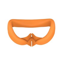 PICOVR VR기기 PICO4 피코4 부드러운 실리콘 얼굴 인터페이스 커버 게임 액세서리 음영 브래킷 보호 마스, 01 Orange